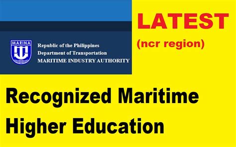 LIST OF MARITIME HIGHER EDUCATION INSTITUTIONS .